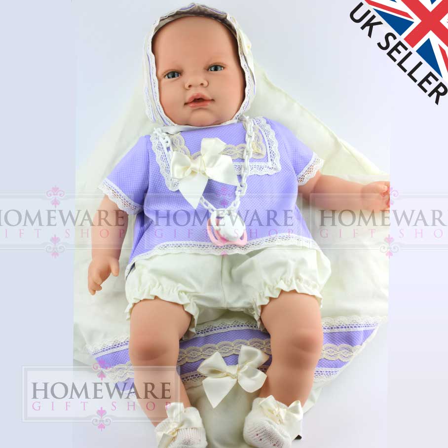 SPANISH BABY GIRL BOY CHILDRENS LIFELIKE PLAY DOLL SOFT BODY NINES D